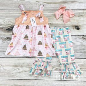 Pete + Lucy Girl Short Set